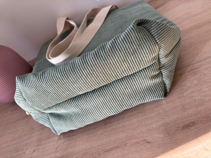 Sac Aliénor - Douceur de sauge/ Fleurs des champs 
