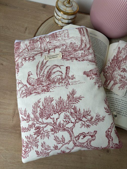Housse Livre BROCHE - BULLET JOURNAL Elisabeth - Histoire paysanne