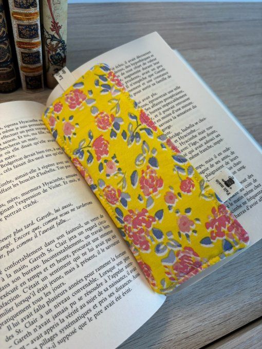 Housse Livre POCHE Hortense - Lila Jaune
