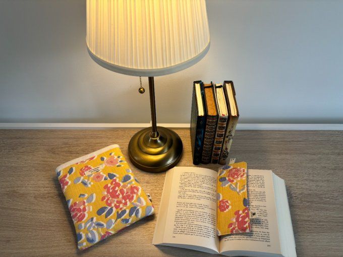 Housse Livre POCHE Hortense - Hortensia