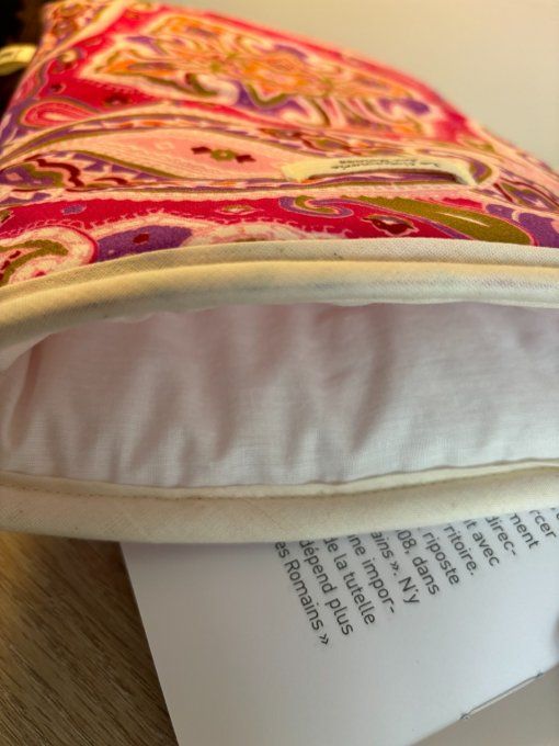 Housse Livre BROCHE - BULLET JOURNAL Elisabeth - Cachemire