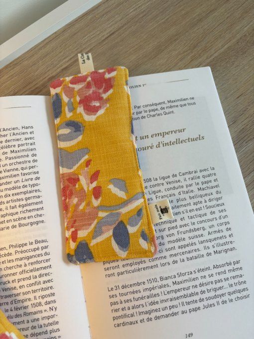 Housse Livre BROCHE - BULLET JOURNAL Elisabeth - Hortensia