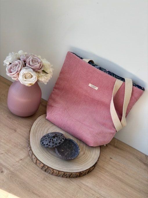Sac Aliénor - Douceur rose poudre/ Glycine