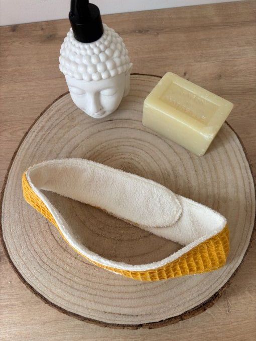 Ensemble de toilette Eugénie - Nid d'abeille soleil - Provence 