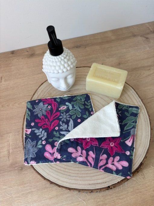 Ensemble de toilette Eugénie - Douceur rose pâle/ Glycine 