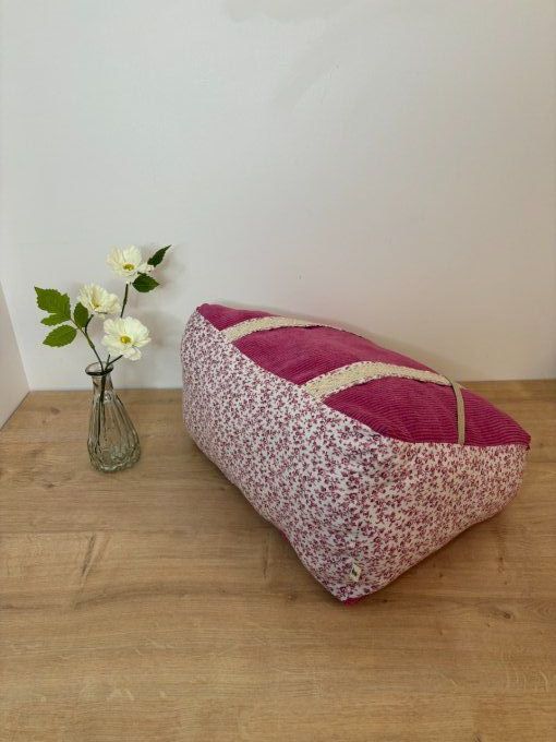 Coussin de lecture Agatha - Douceur rose/Nina 