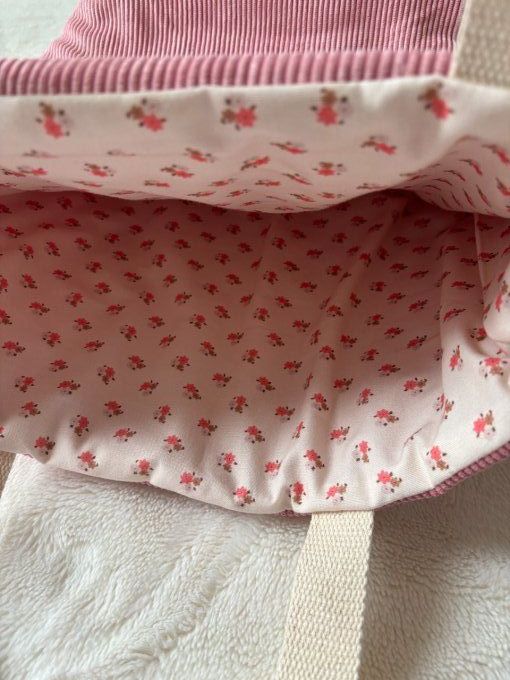 Sac Aliénor - Douceur rose poudre/ Sybile