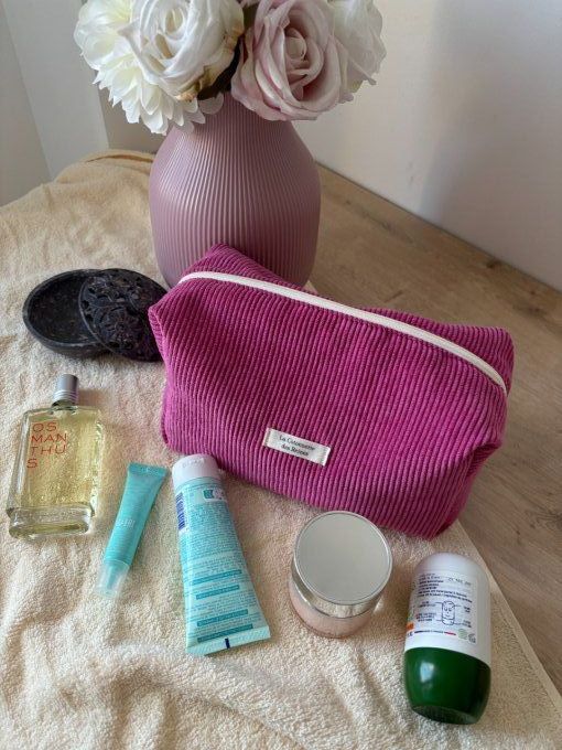 Ensemble de toilette Eugénie - Douceur rose/ Patchwork 