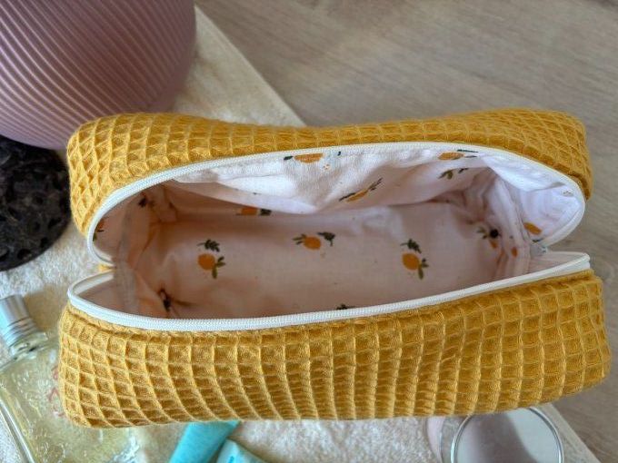 Ensemble de toilette Eugénie - Nid d'abeille soleil - Provence 