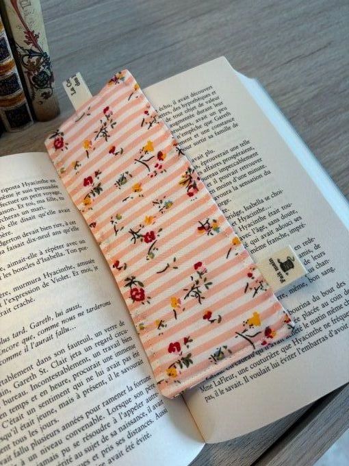 Housse Livre POCHE Hortense - Eau de rose 