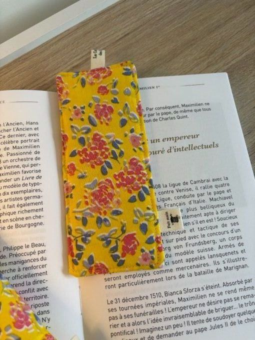 Housse Livre FORMAT BROCHE/BUJO Elisabeth - Lila jaune