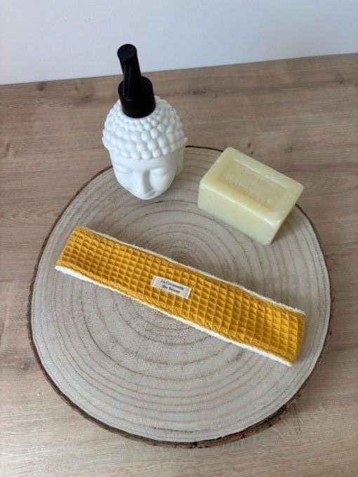 Ensemble de toilette Eugénie - Nid d'abeille soleil - Provence 